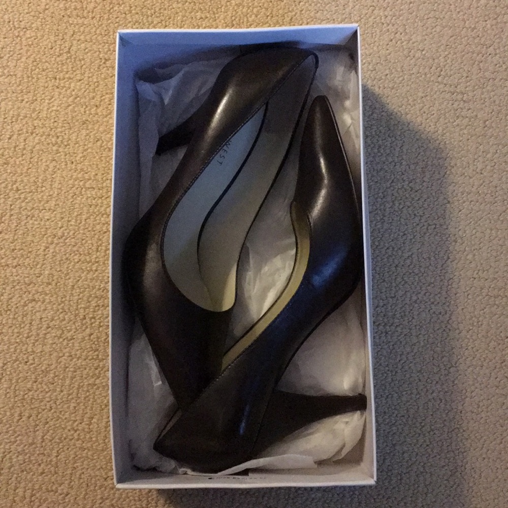 Nine West brown heels